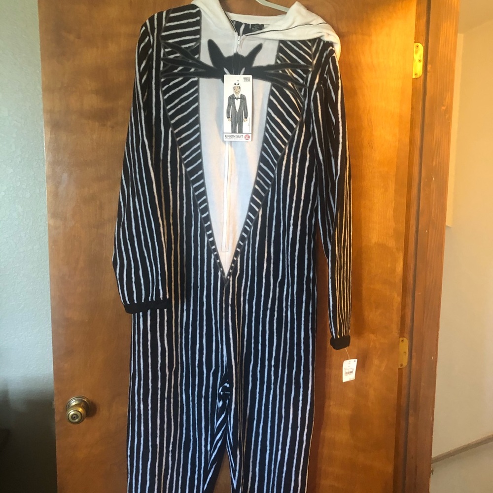 Jack Skellingron Halloween costume.